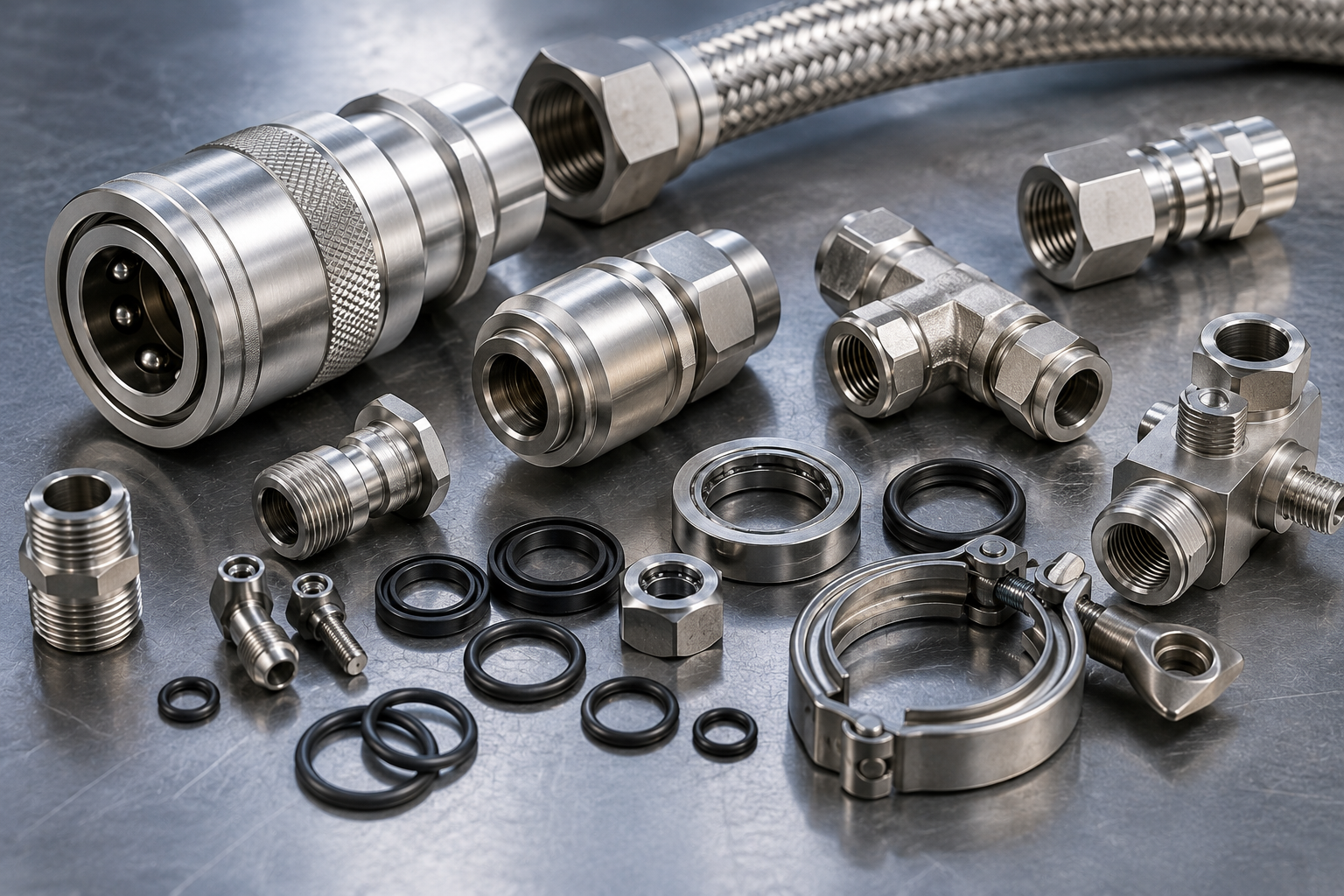 Metal fittings and couplings